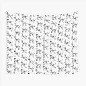 Bedlington Terrier - Clipped Blue and White Tapestry