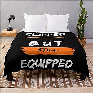 Clipped but still equipped funny vasectomy throw blanket