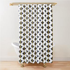 Barbadian Canadian Maple Leaf Clipped Into Barbadian National Flag Shower Curtain
