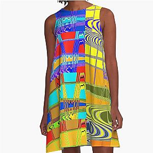 Clipped A-Line Dress