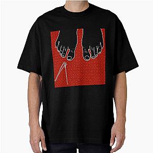 Fresh clipped toes Red oversized T-Shirts