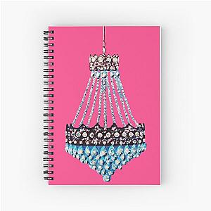 Bling chandelier Spiral Notebook