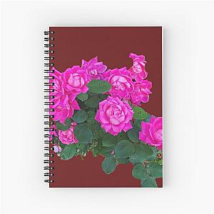 Pink Rosebush Spiral Notebook