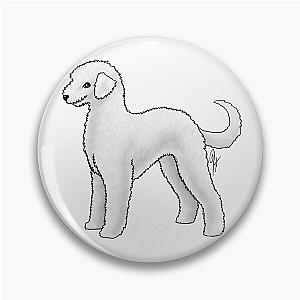 Bedlington Terrier Un-Clipped White Pure Airedale X