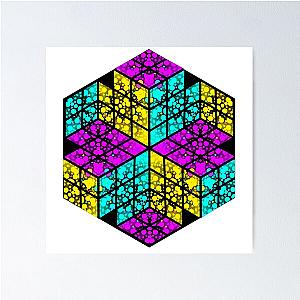 Clipped Universal Cubes Poster
