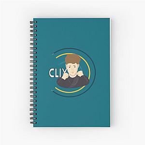 new clix gamer lovers Spiral Notebook