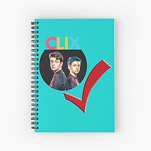 Clix   Spiral Notebook