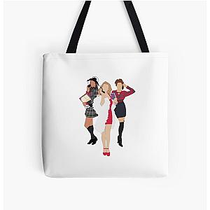 Clueless Sticker All Over Print Tote Bag