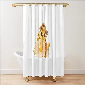 Cher from Clueless- Orange palette Shower Curtain