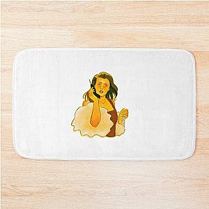 Cher from Clueless-Yellow palette Bath Mat