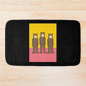 Three Clueless Bears Lightweight Hoodie Bath Mat