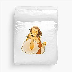 Cher from Clueless- Orange palette Duvet Cover