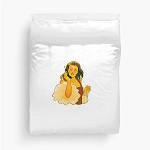 Cher from Clueless-Yellow palette Duvet Cover