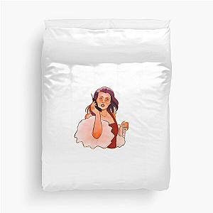 Cher from Clueless- Purple palette Duvet Cover