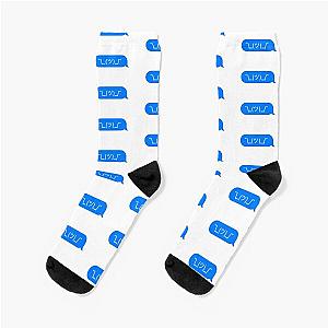 Clueless Text Emoji Socks