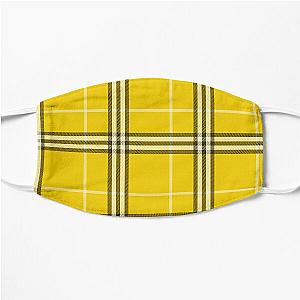 “As If” Clueless Yellow Plaid Flat Mask