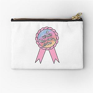 a virgin who can't drive - clueless Zipper Pouch