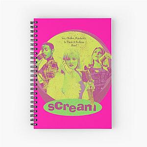 Scream if you're Clueless Pink Spiral Notebook