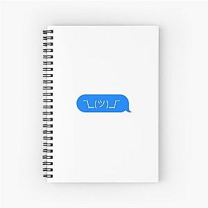 Clueless Text Emoji Spiral Notebook