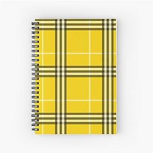 “As If” Clueless Yellow Plaid Spiral Notebook