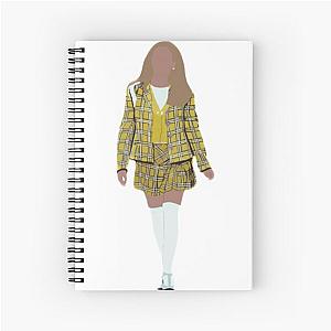 clueless Cher drawing Spiral Notebook