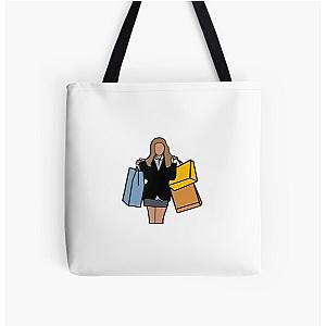 Cher from Clueless cartoon portrait All Over Print Tote Bag