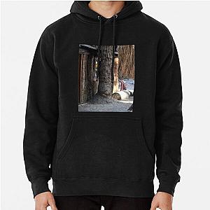 Cabin Behind Palm Trees Coachella Wildlife Preserve   Pullover Hoodie RB2410