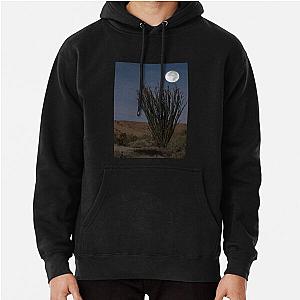 Desert Coral Cactus in Moonlight Coachella Preserve   Pullover Hoodie RB2410