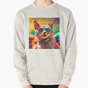 Kitty Cat Coachella Pullover Sweatshirt RB2410