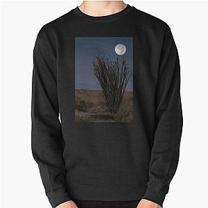 Desert Coral Cactus in Moonlight Coachella Preserve   Pullover Sweatshirt RB2410