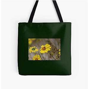 Beetle on Brittle Bush Coachella Preserve   All Over Print Tote Bag RB2410