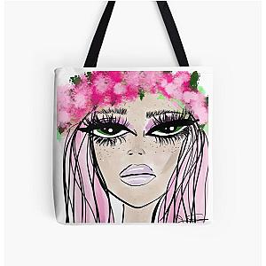 Coachella Girl All Over Print Tote Bag RB2410