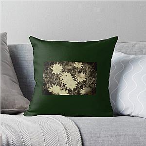 Desert Chicory Coachella Wildlife Preserve in Sepia   Throw Pillow RB2410