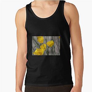 Closeup of California Poppies Coachella Wildlife Preserve   Tank Top RB2410