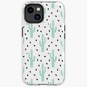 Cactus - modern minimal pattern print triangles geometric trendy hipster coachella festival  iPhone Tough Case RB2410