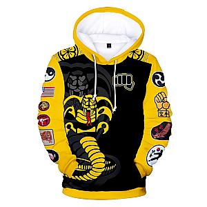 Cobra Kai Hoodies - Cobra Kai Harajuku 3D Print Sweatshirt Hoodie