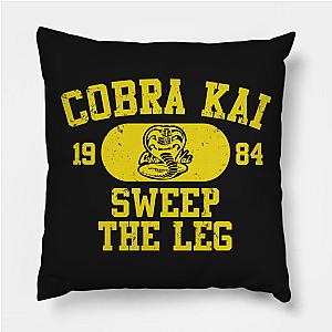 Cobra Kai Pillows - Cobra Kai Vintage Tee (Cobra) Throw Pillow TP1602