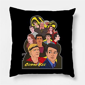 Cobra Kai Pillows - Cobra Kai All Cast Throw Pillow TP1602