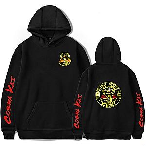 Cobra Kai Hoodies - COBRA KAI Logo Printed 2 Sides Classic Hoodie