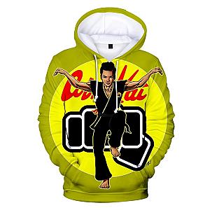 Cobra Kai Hoodies - Cobra Kai Yellow 3D Print Pullover Hoodie