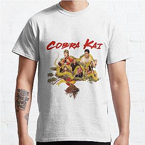 Cobra Kai T-Shirts - Cobra Kai Characters Graphic Classic Tee