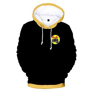 Cobra Kai Hoodies – Cobra Kai Black Yellow Harajuku 3D Print Sweatshirt Hoodie