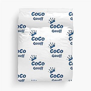 Coco Gauff, the Best Player Tennis Duvet Cover