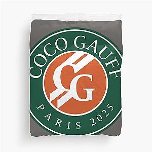 Coco Gauff Paris Duvet Cover