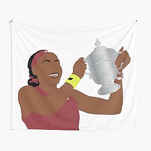 Coco Gauff US Open Title Tapestry