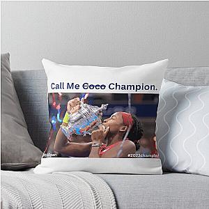 Coco Gauff Throw Pillow