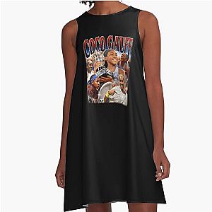 Coco Gauff Tennis Champion A-Line Dress