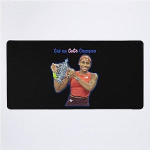 Call me Coco Gauff US Open Champion Desk Mat