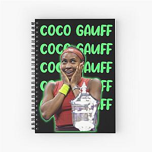 Coco Gauff Tennis Champion 2024 Notebook