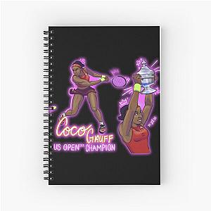 Coco Gauff US Champion Spiral Notebook